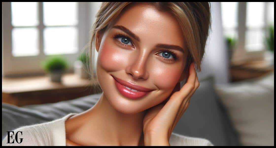Mujer con una apariencia natural y sin maquillaje, después de realizarse un tratamiento de radiofrecuencia facial.