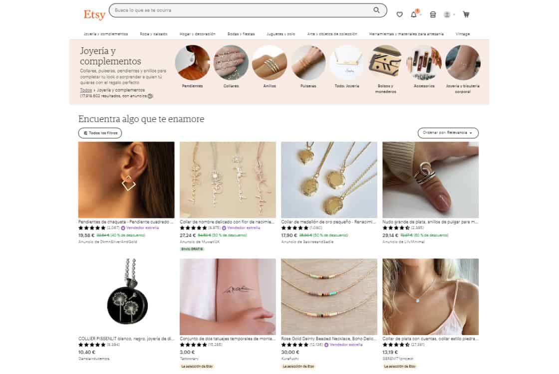 Web Etsy.com
